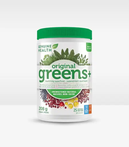 Genuine Health Greens + Original Green Superfood 208g 25 Servings