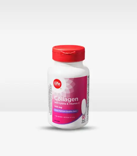 Life Brand Collagen with Lysine & Vitamin C 500mg Capsules