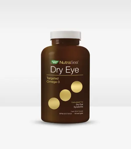 Nature's Way NutraSea Dry Eye Omega‑3 Supplement 120 Softgels