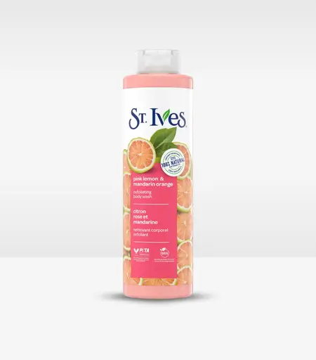 St. Ives Pink Lemon & Mandarin Orange Exfoliating Wash 650ml