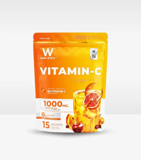 Wink White Vitamin C 1000mg with Coenzyme Q10 & Resveratrol - 15 Sachets