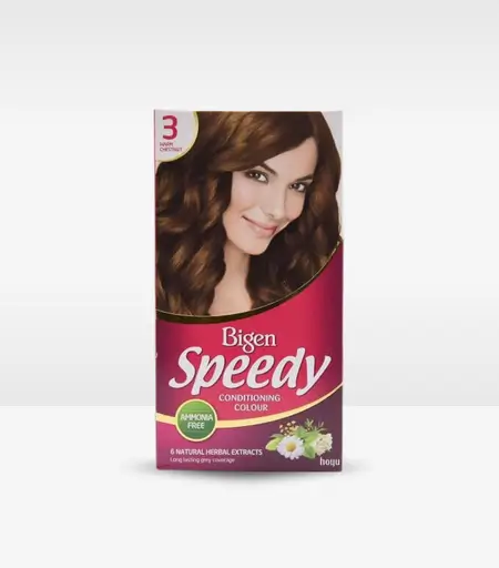 Bigen Speedy Conditioning Hair Color 3 Warm Chestnut Original Hair Dye Sri Lanka