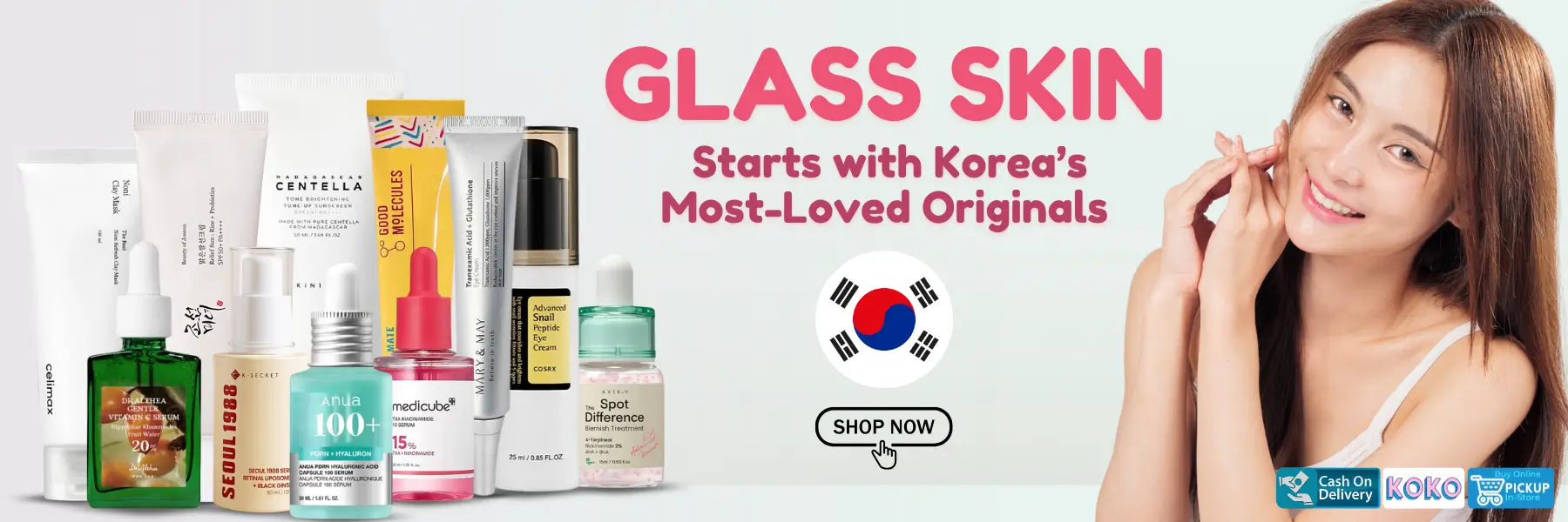 Glass skin Korean skincare original products in Sri Lanka at best price from Watsans.lk