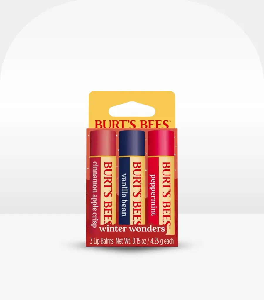 Burt's Bees 100% Natural Moisturizing Lip Balm (3 Flavors)