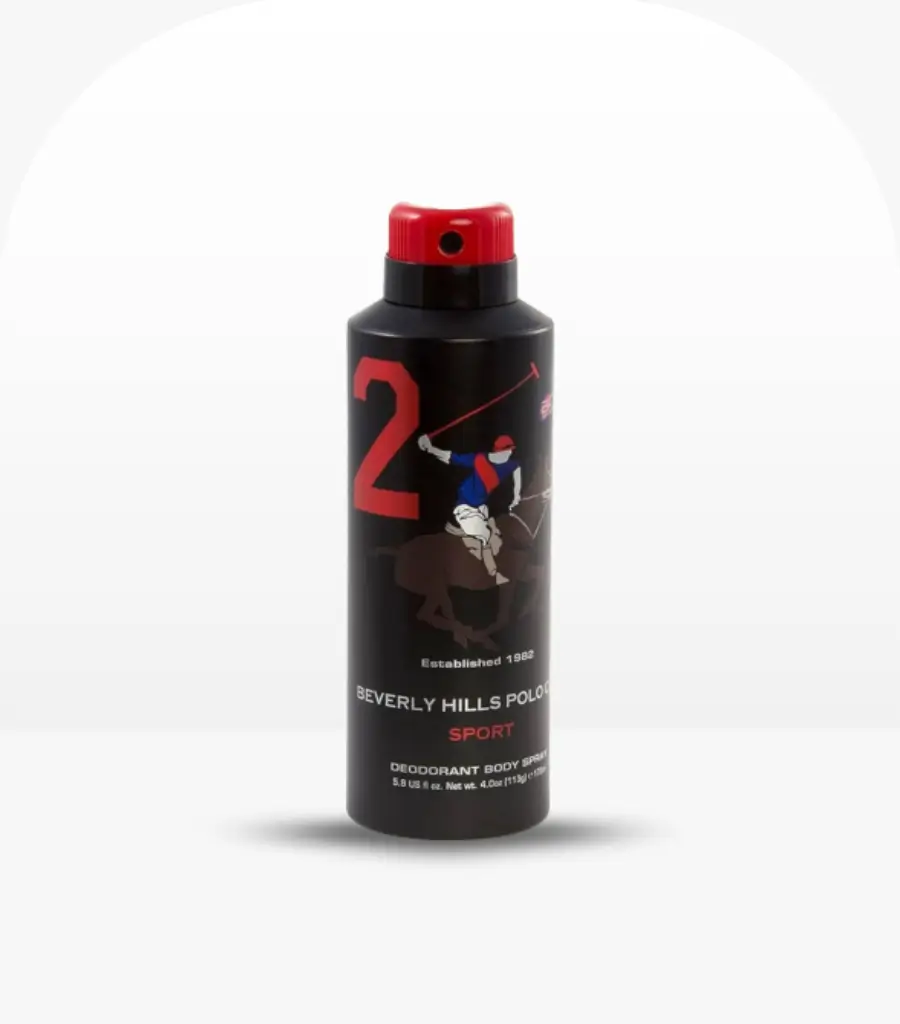 Beverly Hills Polo Club Sport Body Spray Black 175ml for Men Original Product Sri Lanka