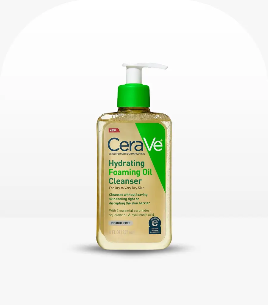 CeraVe Hydrating Foaming Oil Cleanser 236ml for Dry Sensitive Skin - Watsans.lk