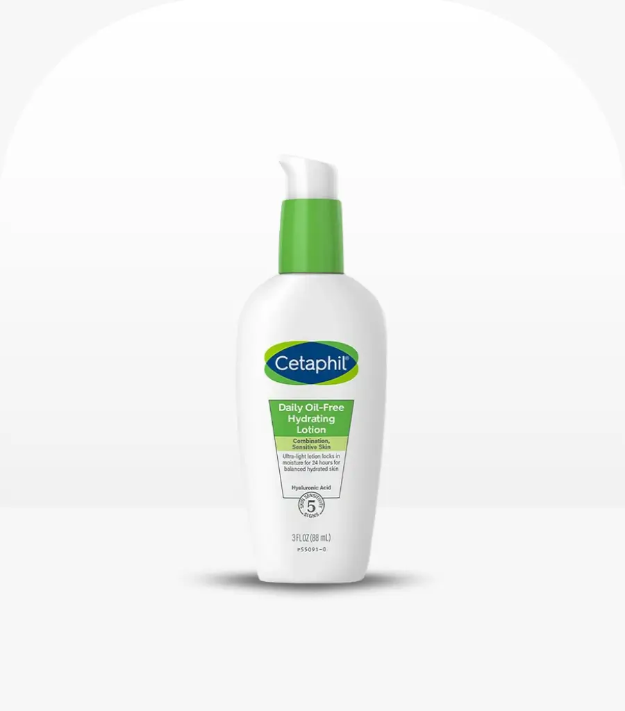 Cetaphil Daily Oil-Free Hydrating Lotion 88ml – Lightweight Moisturizer with Hyaluronic Acid in Sri Lanka