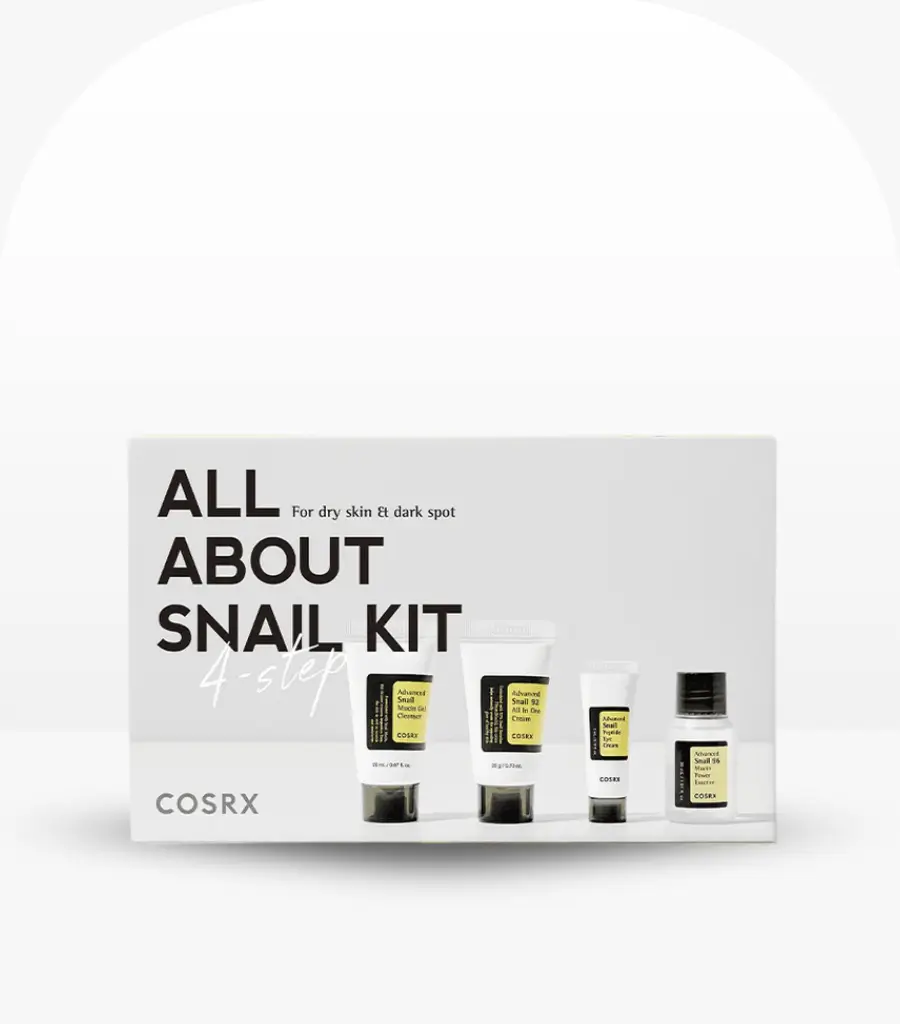Cosrx All About Snail Kit 4-Step (75ml) – Original Snail Mucin Skincare Set in Sri Lanka