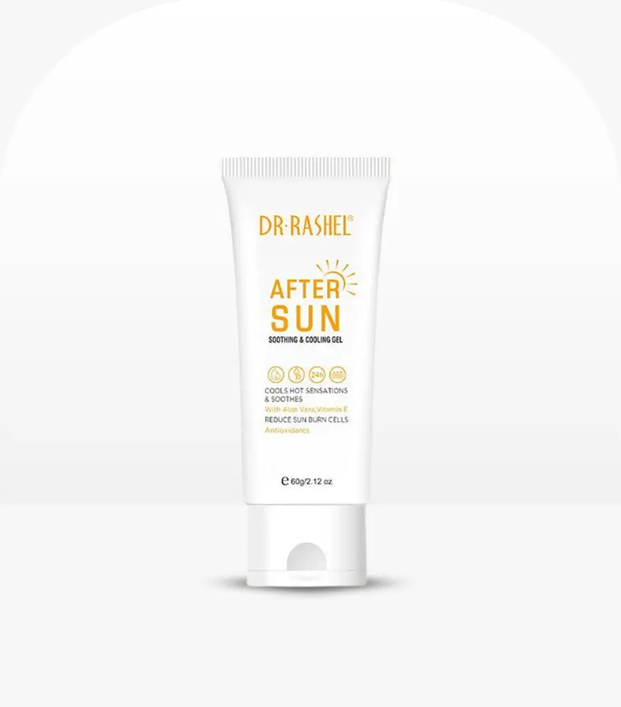 DR Rashel  After Sun Soothing and Cooling Gel Enriched with Aloe Vera and Vitamin E 60g