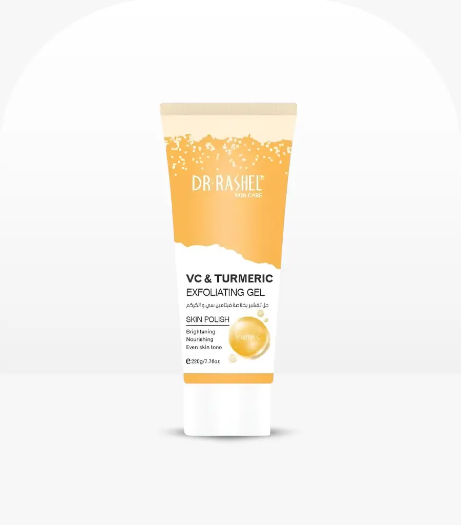 Dr.Rashel VC & Turmeric Exfoliating Gel Skin Polish 220g – Brightening & Hydrating Exfoliator Sri Lanka