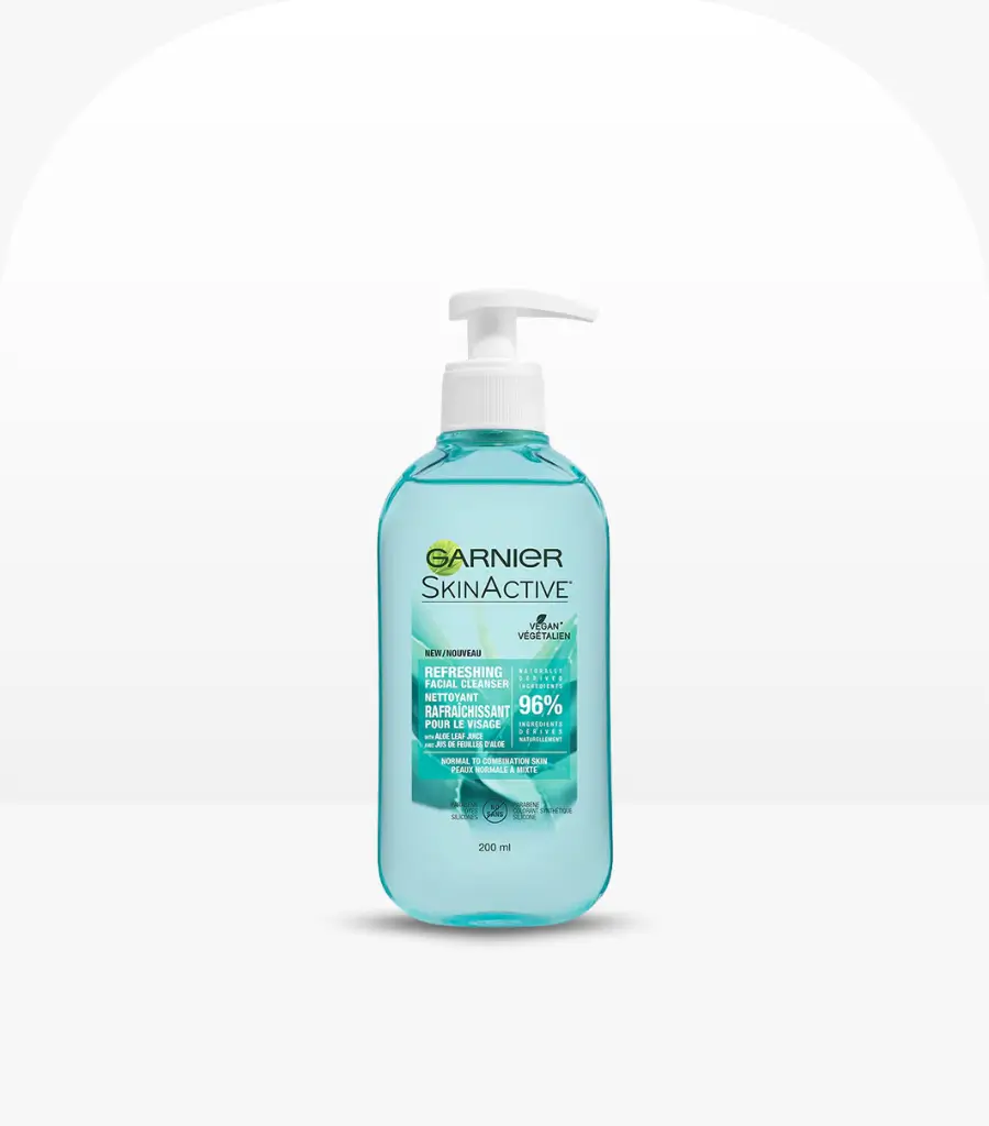 Garnier Skin Active Aloe Refreshing Gel Wash 200ml for Normal to Combination Skin