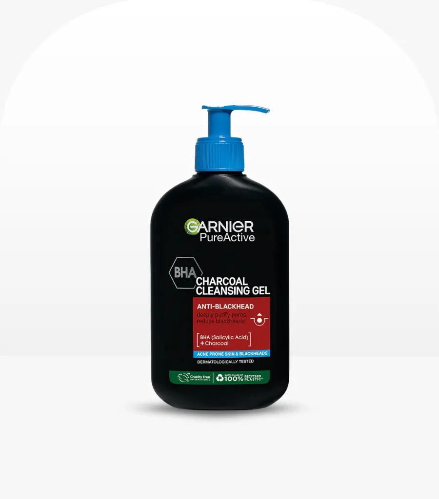 Garnier Pure Active Charcoal Cleansing Gel 250ml – Deep Cleansing Face Wash for Oily Skin Sri Lanka