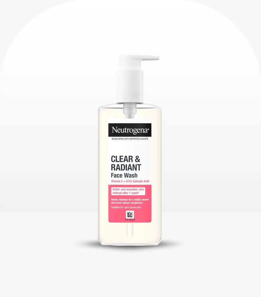 Neutrogena Clear and Radiant Face Wash 200ml for Normal Skin Sri Lanka