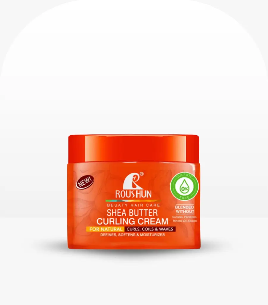 Roushun Shea Butter Curling Cream 350ml for Curly Hair Sri Lanka