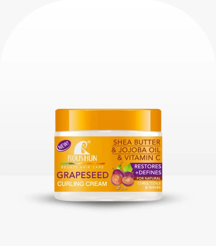 Roushun Grapeseed Curling Cream 350ml for Curly Hair Sri Lanka