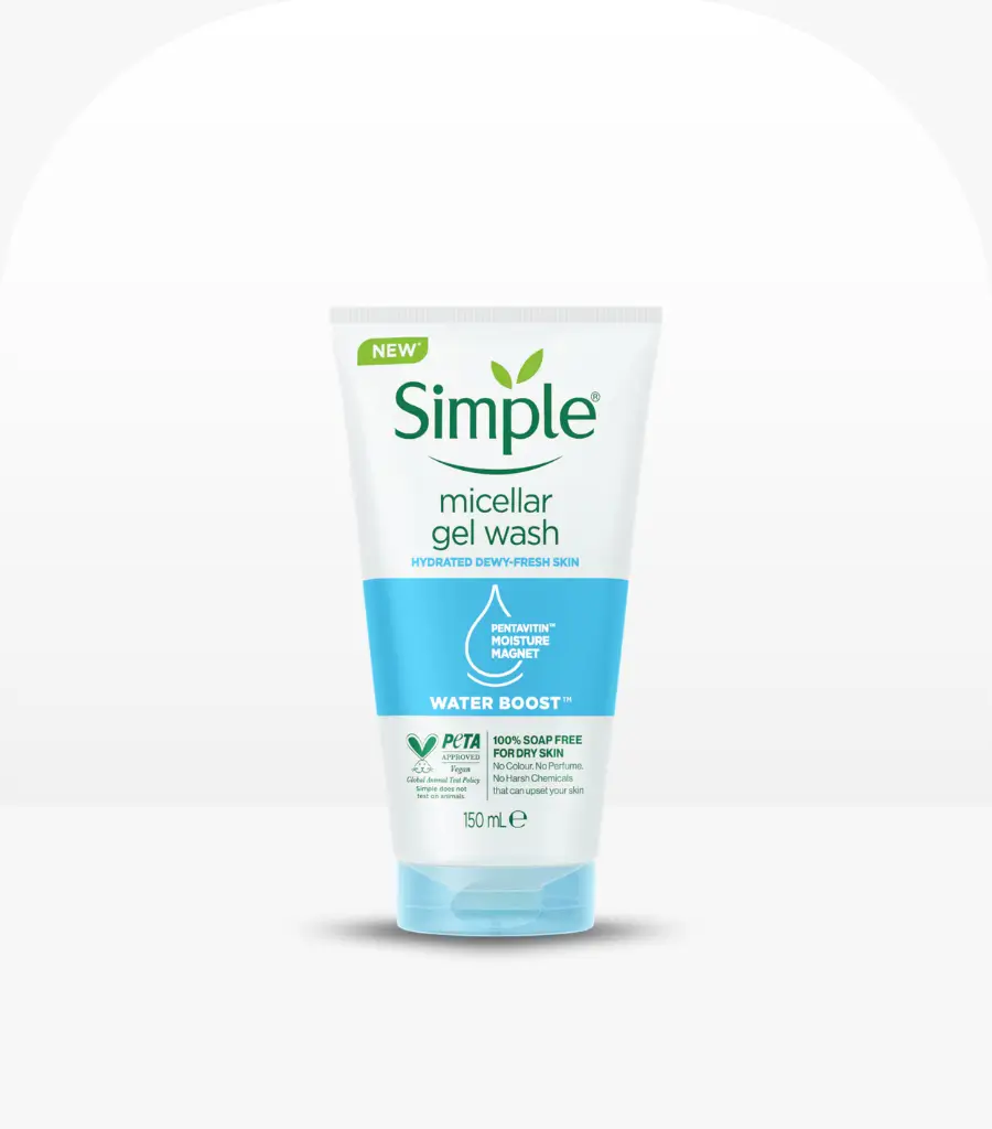 Simple Water Boost Micellar Facial Gel Wash Cleanser 150ml for Sensitive Skin Sri Lanka