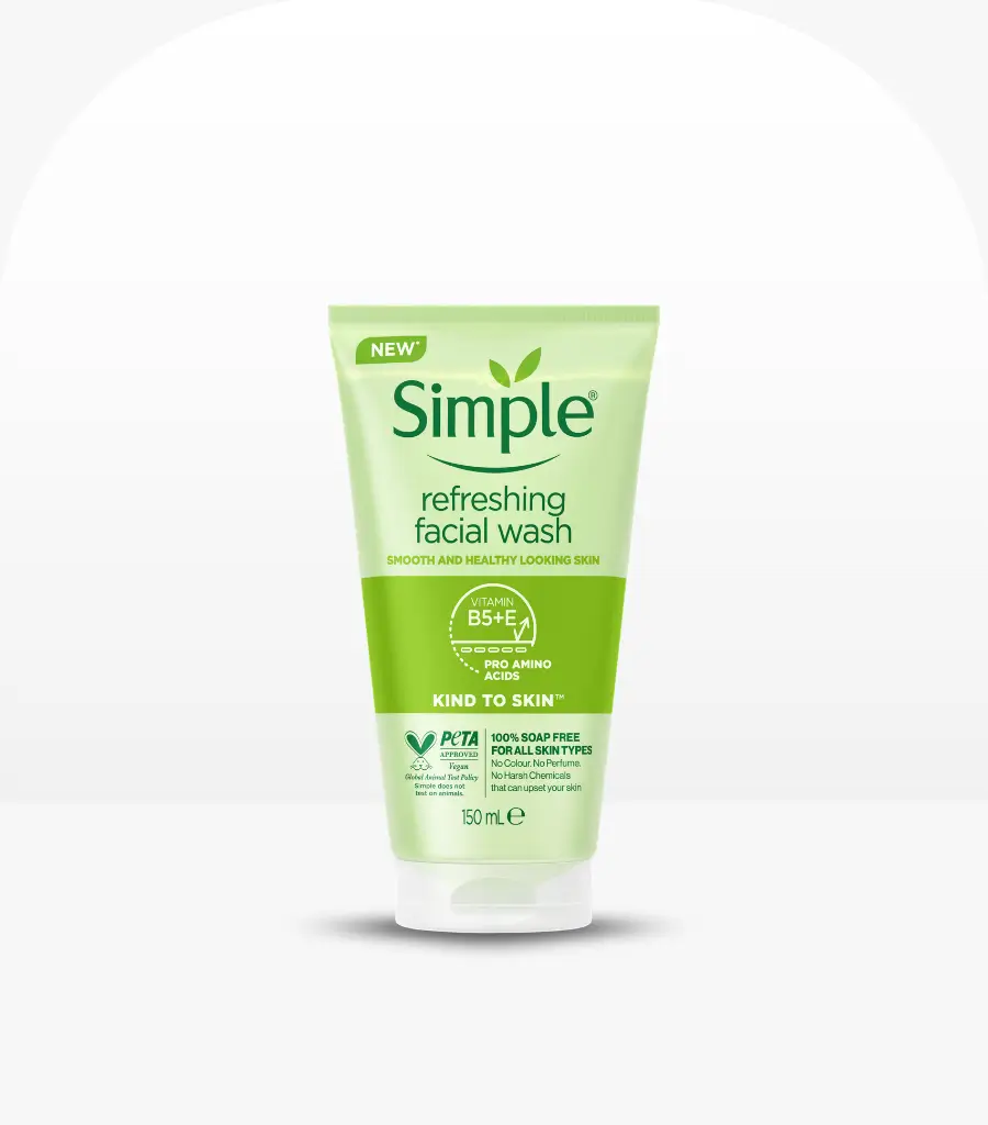 Simple Refreshing Facial Wash 150ml Gentle Face Cleanser for Sensitive Skin Sri Lanka