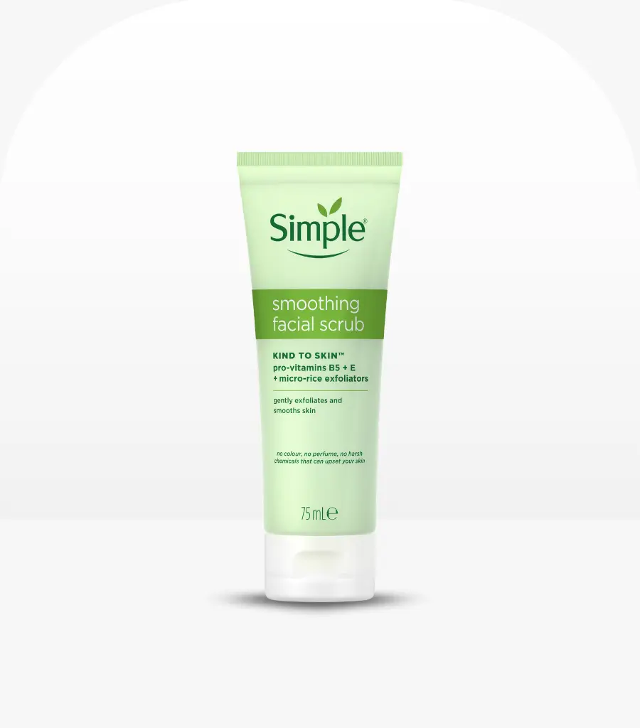 Simple Kind to Skin Smoothing Facial Scrub 75ml – Original Product