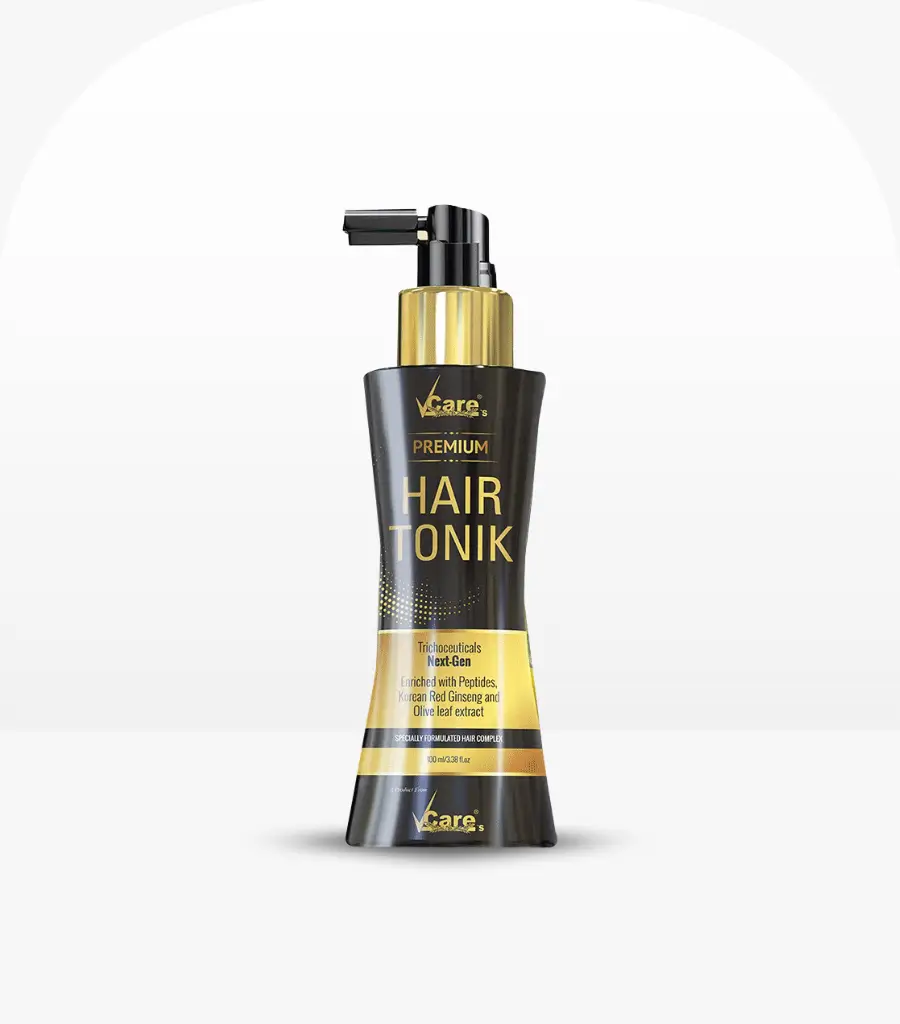 Vcare Premium Hair Tonic bottle 100ml for reducing hair fall and promoting hair growth