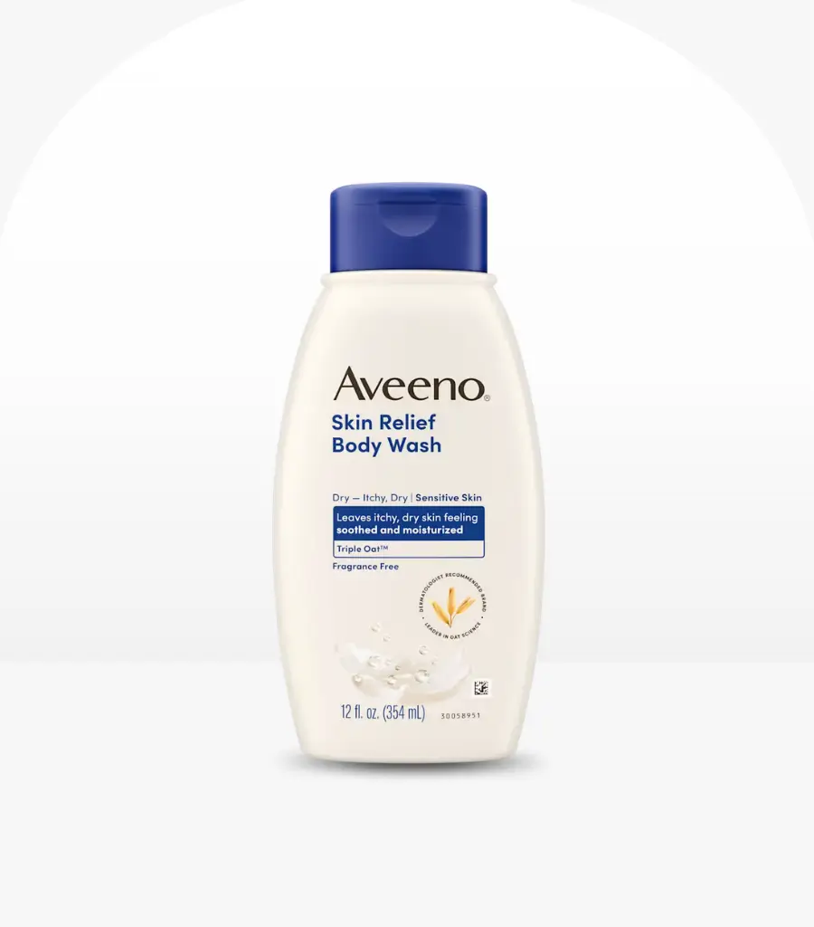 Aveeno Skin Relief Fragrance-Free Body Wash for Sensitive, Itchy, Dry Skin 354ml