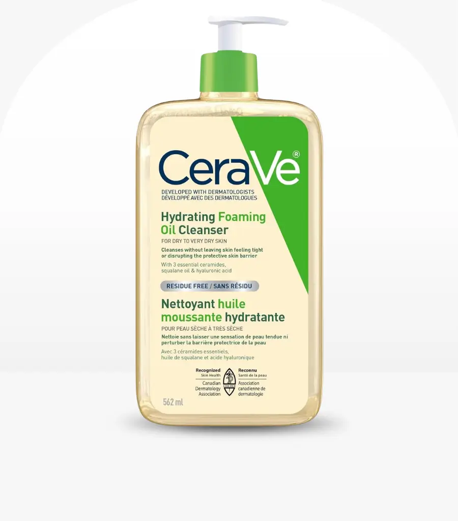 Cerave Hydrating Foaming Oil Cleanser 562ml pack shot image