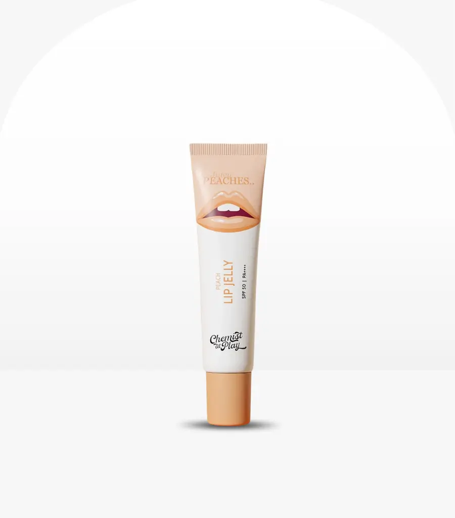 Chemist At Play Peach Lip Jelly SPF 50 PA++++ Glossy Lip Balm 10g