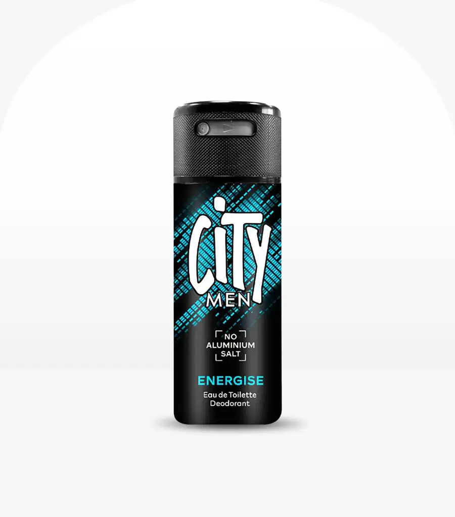 City Men Energise Eau De Toilette Deodorant Spray 150ml