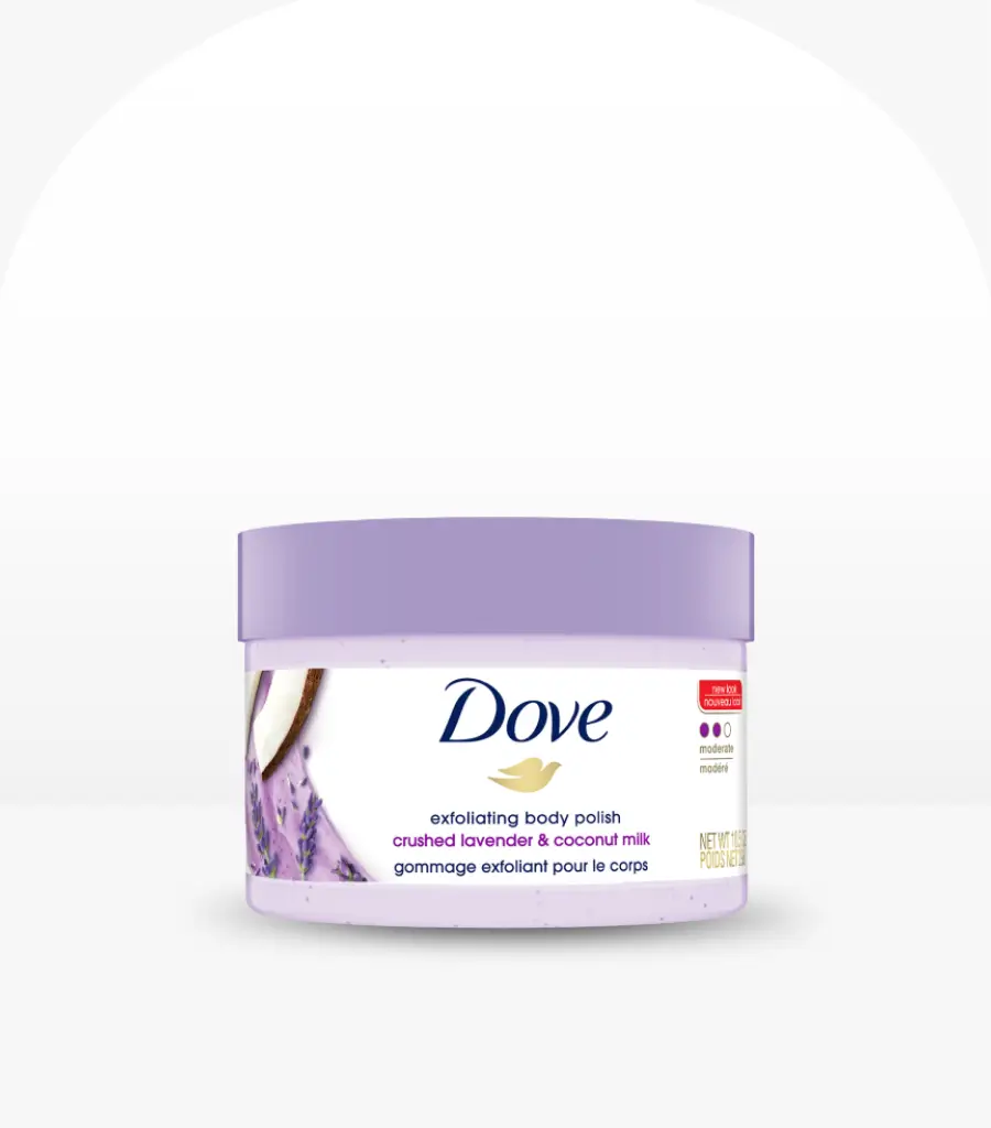 Dove Lavender & Coconut Milk Body Polish 298g