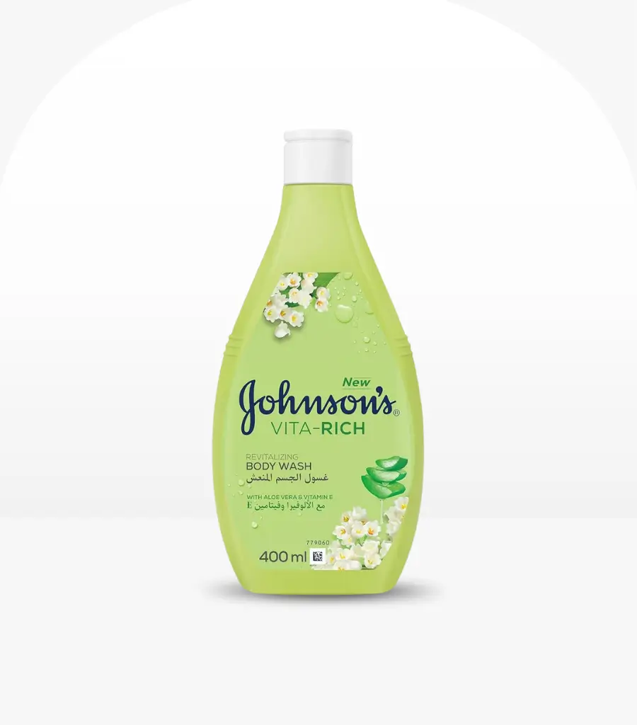 Johnsons Vita Rich Revitalizing Body Wash With Aloe Vera & Vitamin E 400ml
