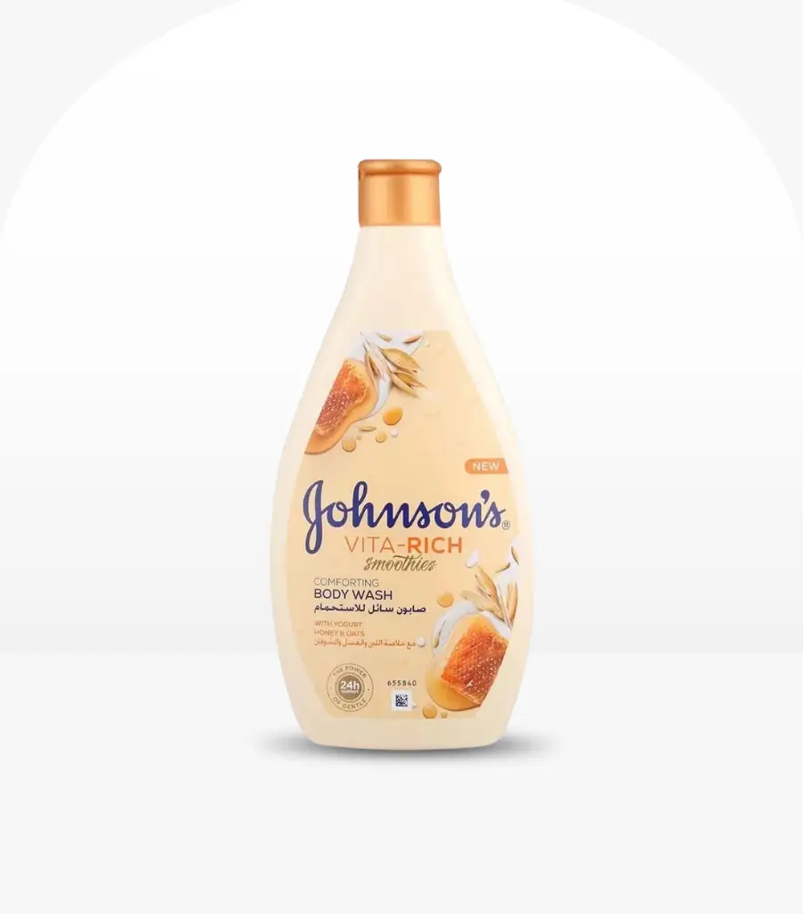 Johnson's Vita Rich Body Wash With Milk Honey & Oat Extracts 400ml