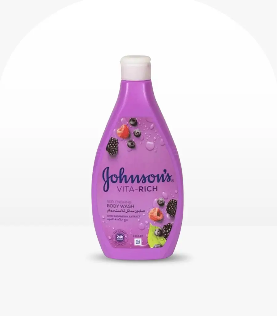 Johnson's Vita Rich Raspberry Extract Replenishing Body Wash 400ml