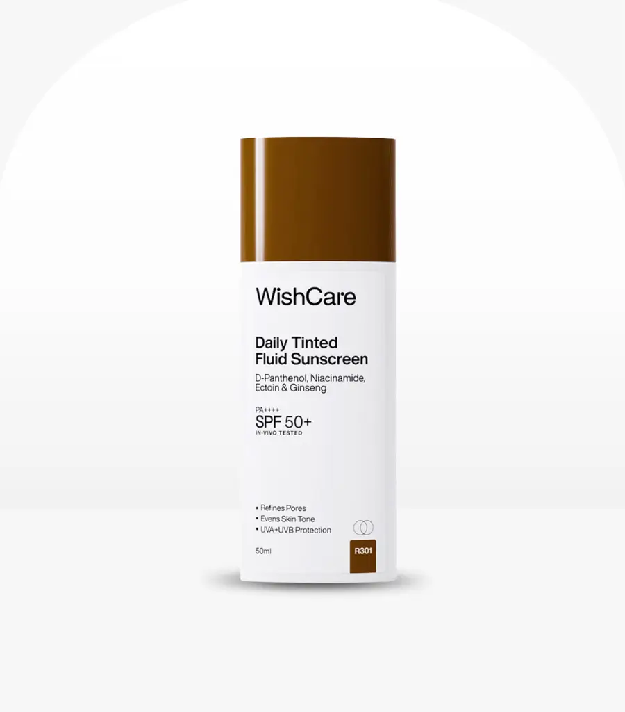 Wishcare Daily Tinted Fluid Sunscreen SPF50+ 50ml