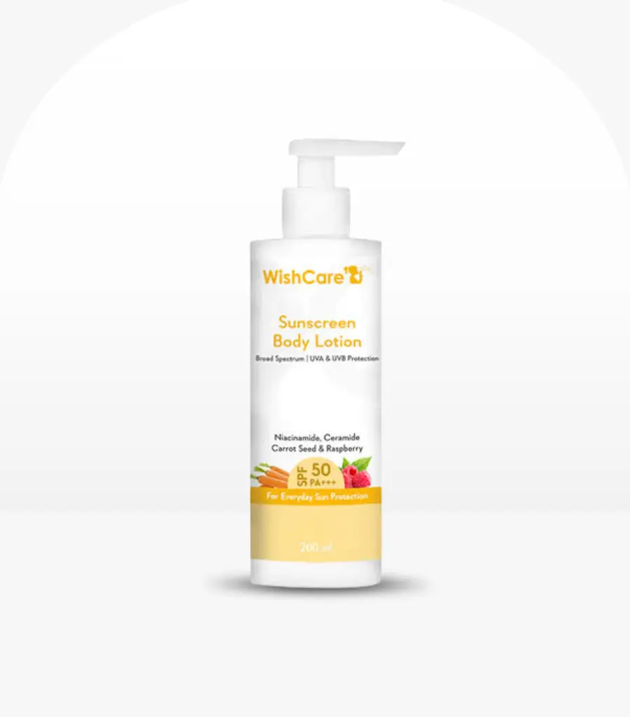 Wishcare Carrot Seed & Raspberry Sunscreen Body Lotion 200ml