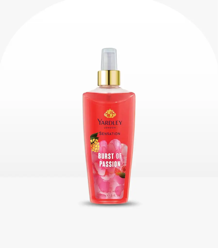 Yardley Sensation Burst Of Passion Perfume Mist 236ml