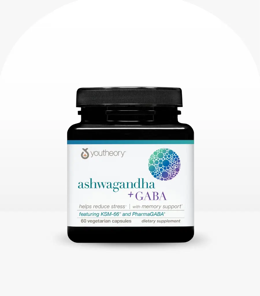 Youtheory Ashwagandha + Gaba Stress Release 60 Gummies