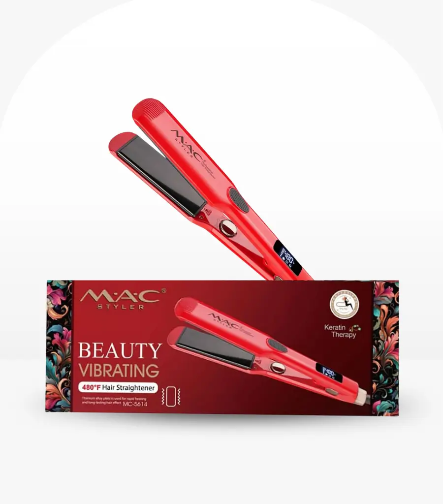 Mac Styler Beauty Vibrating Hair Straightener MC-5614