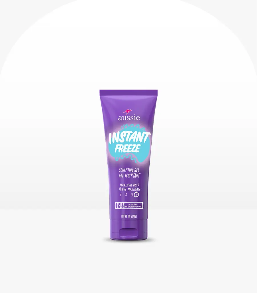 Aussie Instant Freeze Hair Gel with Jojoba Oil & Sea Kelp 198g