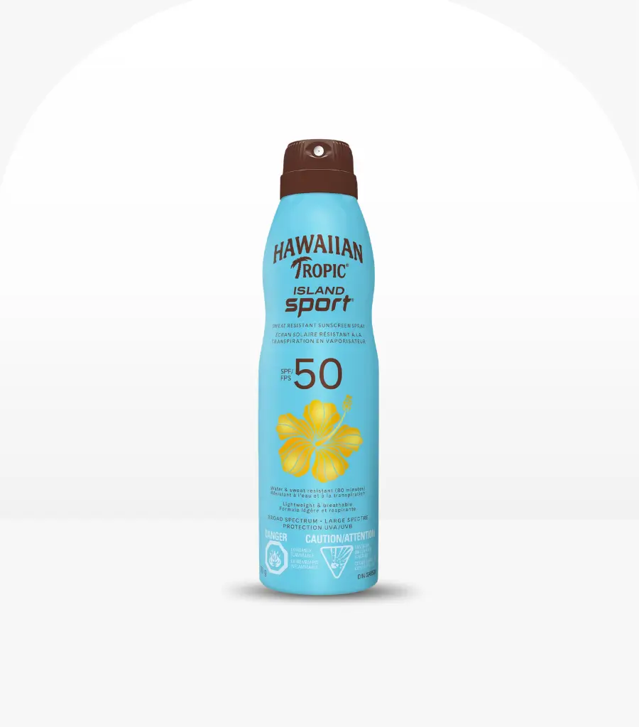 Hawaiian Tropic Island Sport Clear  SPF 50 Sunscreen Spray 170g