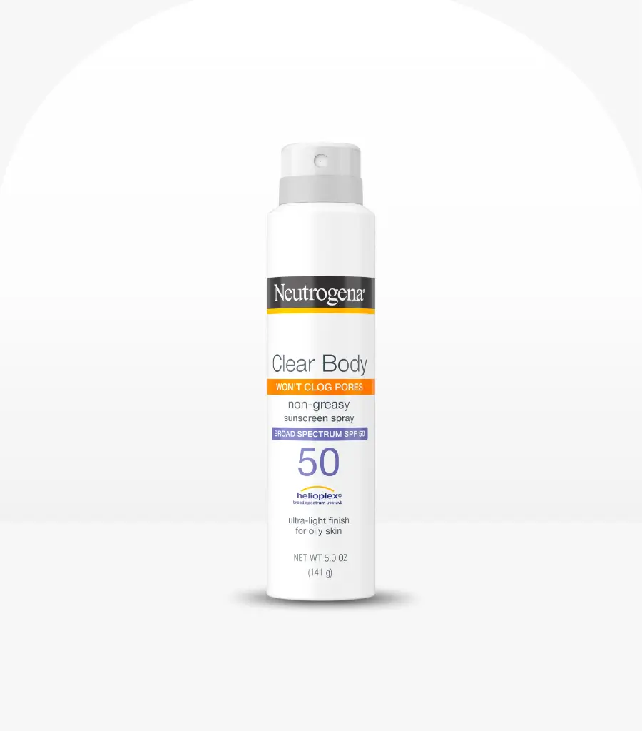 Neutrogena Clear Body Sunscreen SPF 50 Body Mist 141g