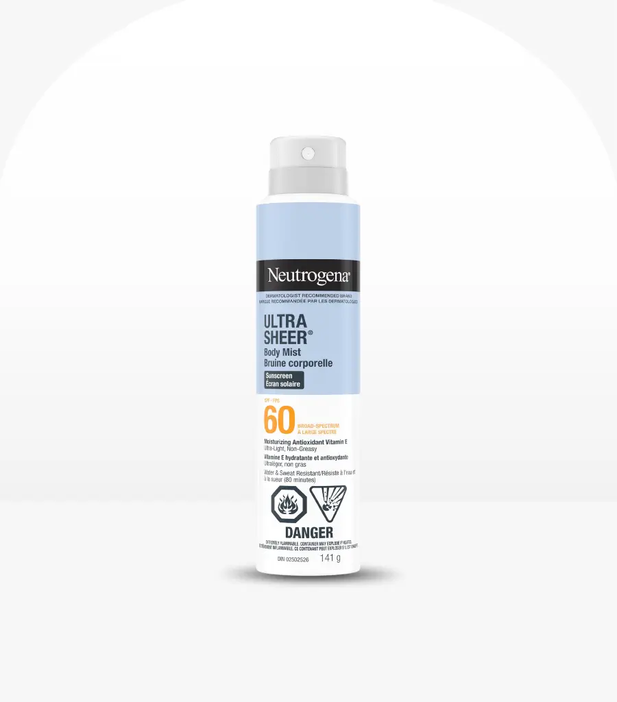 Neutrogena Ultra Sheer Sunscreen SPF 60 Body Mist 141g
