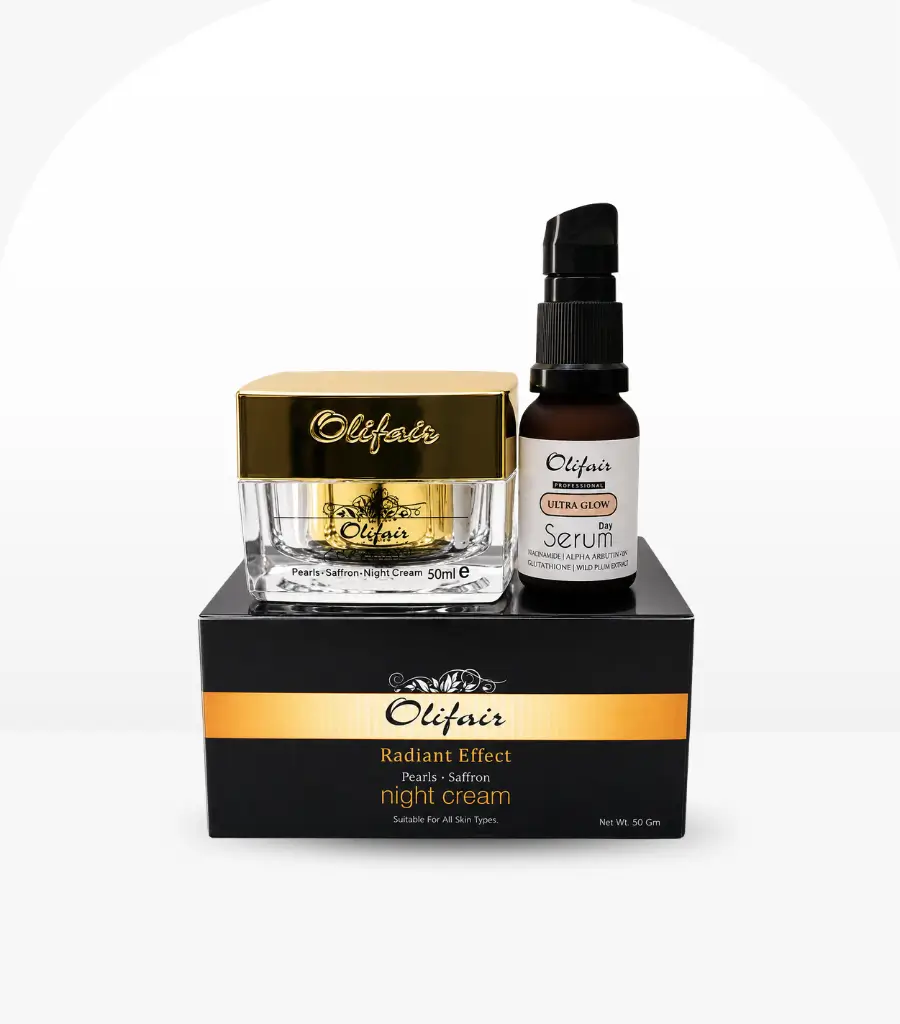 Olifair Radiant Effect Night Cream + Day Serum 50g
