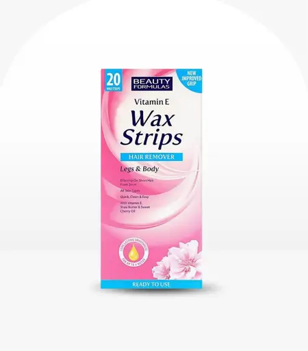 Beauty Formulas Vitamin E Wax Strips 20 Pcs