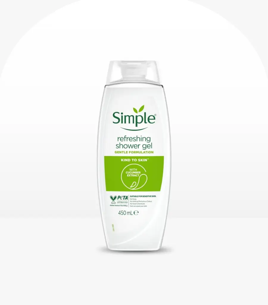 Simple Kind to Skin Refreshing Shower Gel 450ml