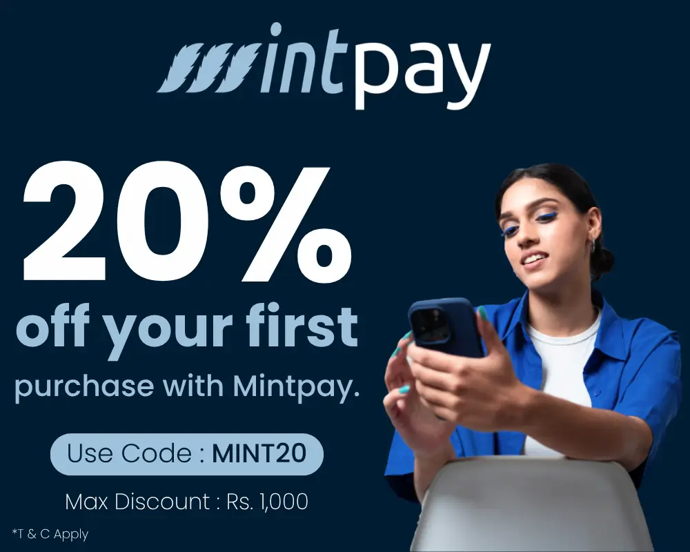 Mintpay 20% off first order for new users at Watsans.lk with MINT20 code and maximum Rs. 1,000 discount