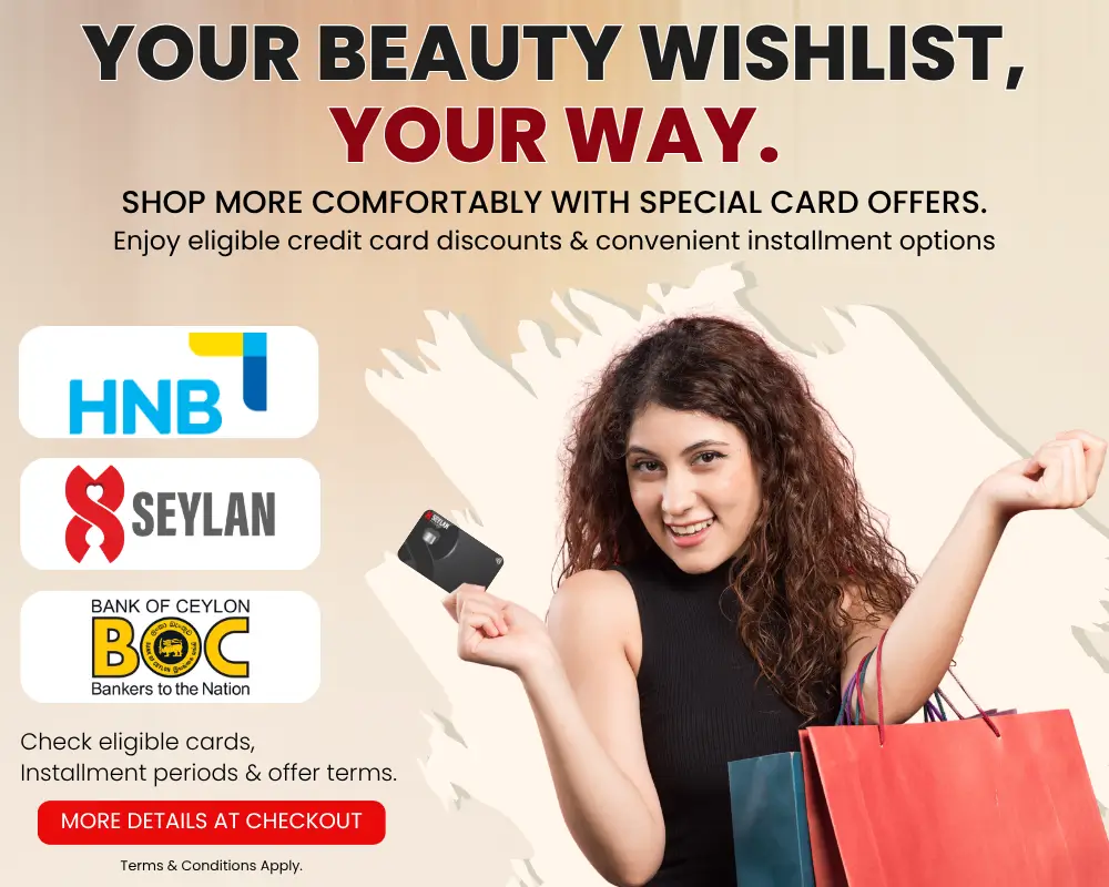HNB, Seylan and BOC credit card offers at Watsans.lk with 10% discounts and interest-free instalment plans in Sri Lanka