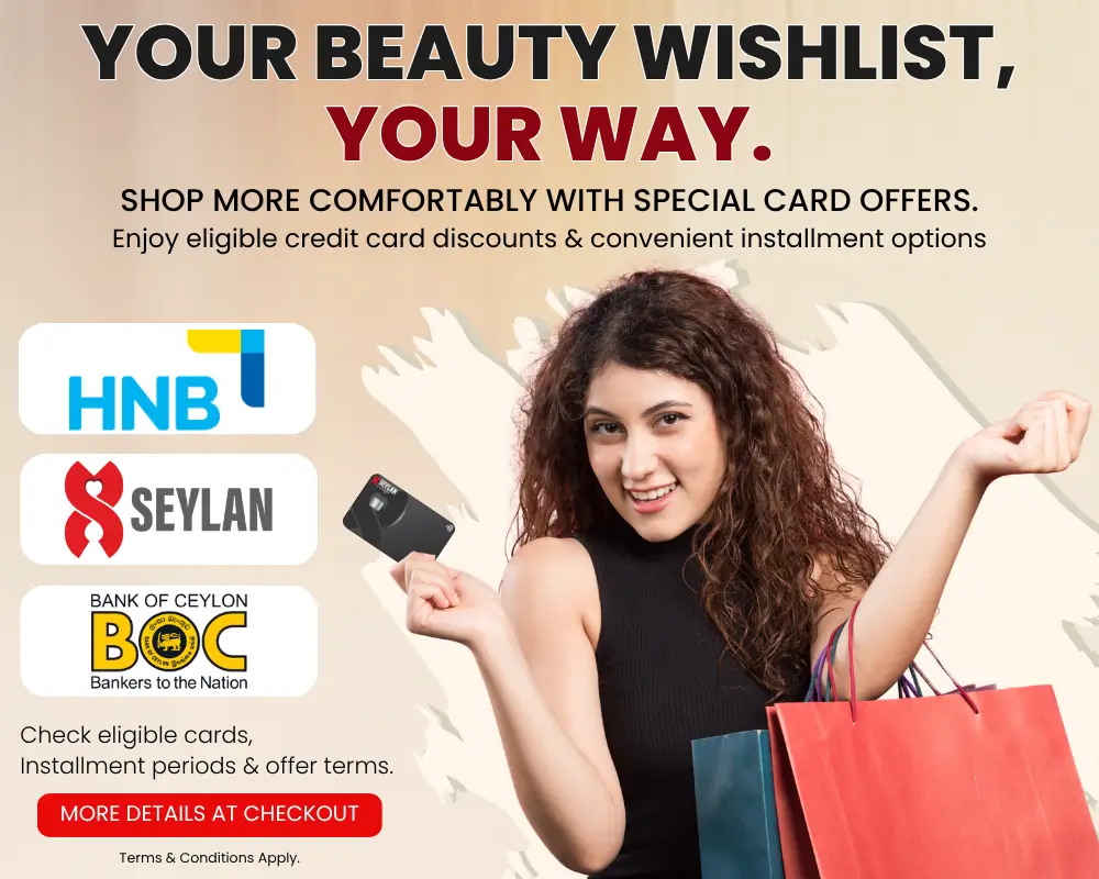 HNB, Seylan and BOC credit card offers at Watsans.lk with 10% discounts and interest-free instalment plans in Sri Lanka