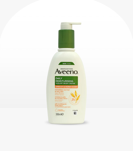 Aveeno Daily Moisturizing Yogurt Body Cream 300ml with Apricot and Honey Scent – Best Quality Moisturizer in Sri Lanka